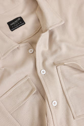 Ottoman Double Pocket Overshirt - Dune
